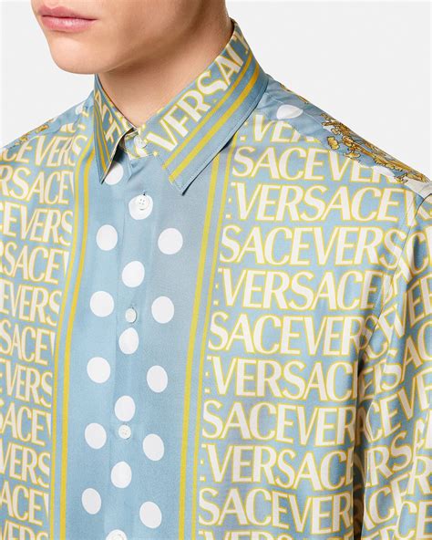 gianni versace silk shirts men|Versace online store.